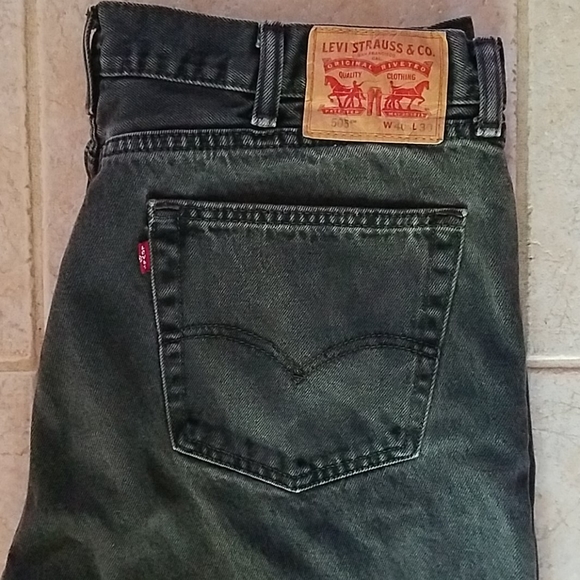 40 x 30 Levi's Jean's 505 Straight Blue Denim - Picture 5 of 8